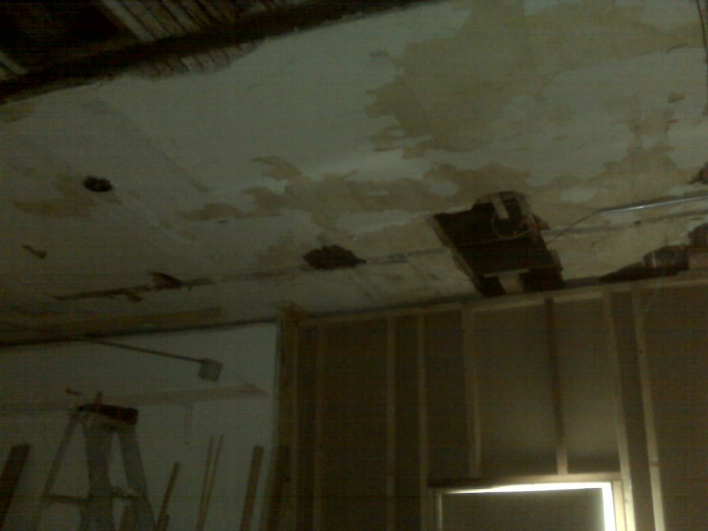 After dropped ceilings came down